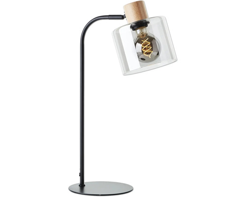 Tafellamp, 1-lichts, HxB 50x18 cm, Weald zwart