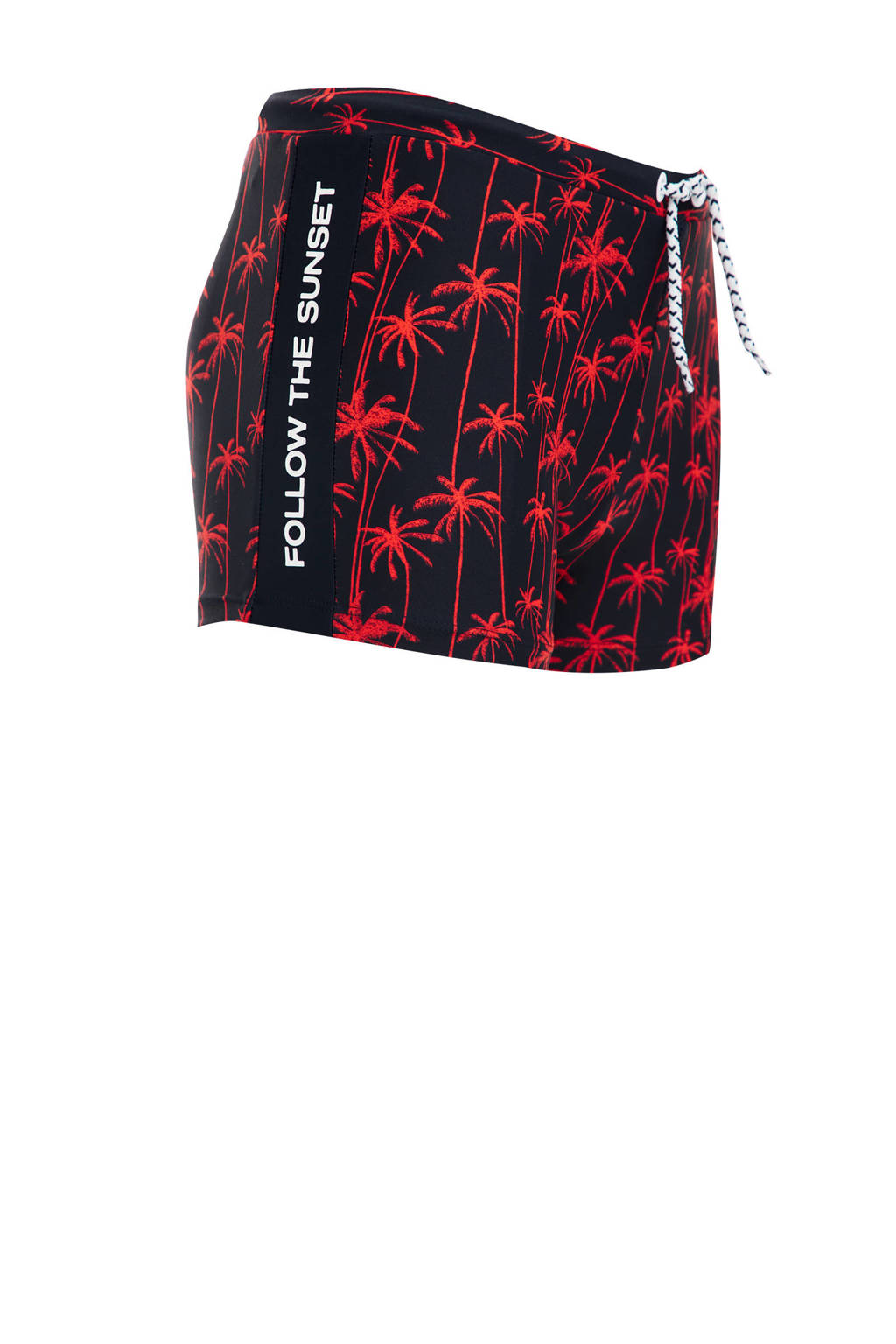 zwemboxer rood/zwart