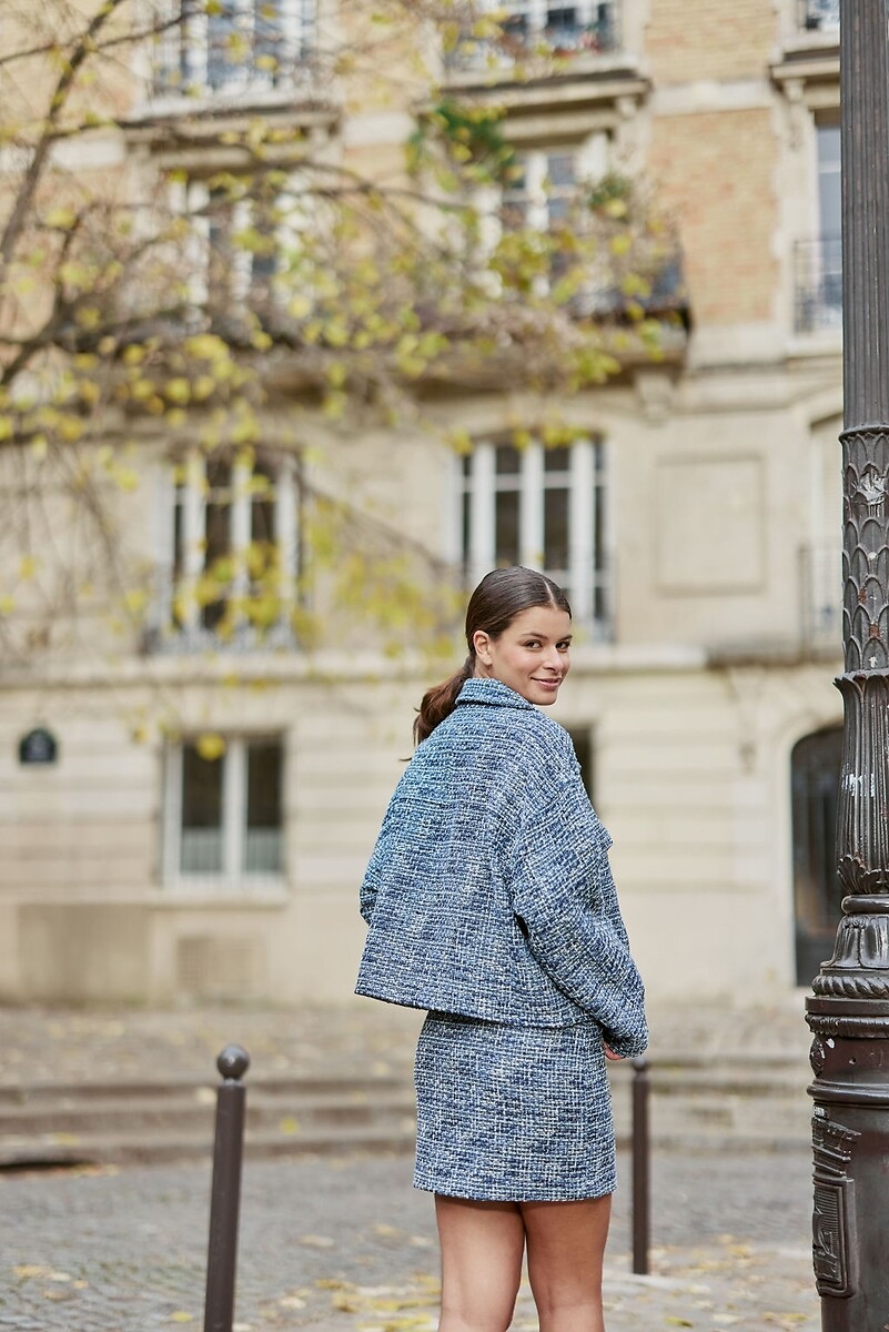 LA PETITE ETOILE<br>Jaqueta de tweed oversized, VANS