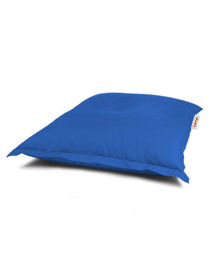 Blue Cushion Pouf