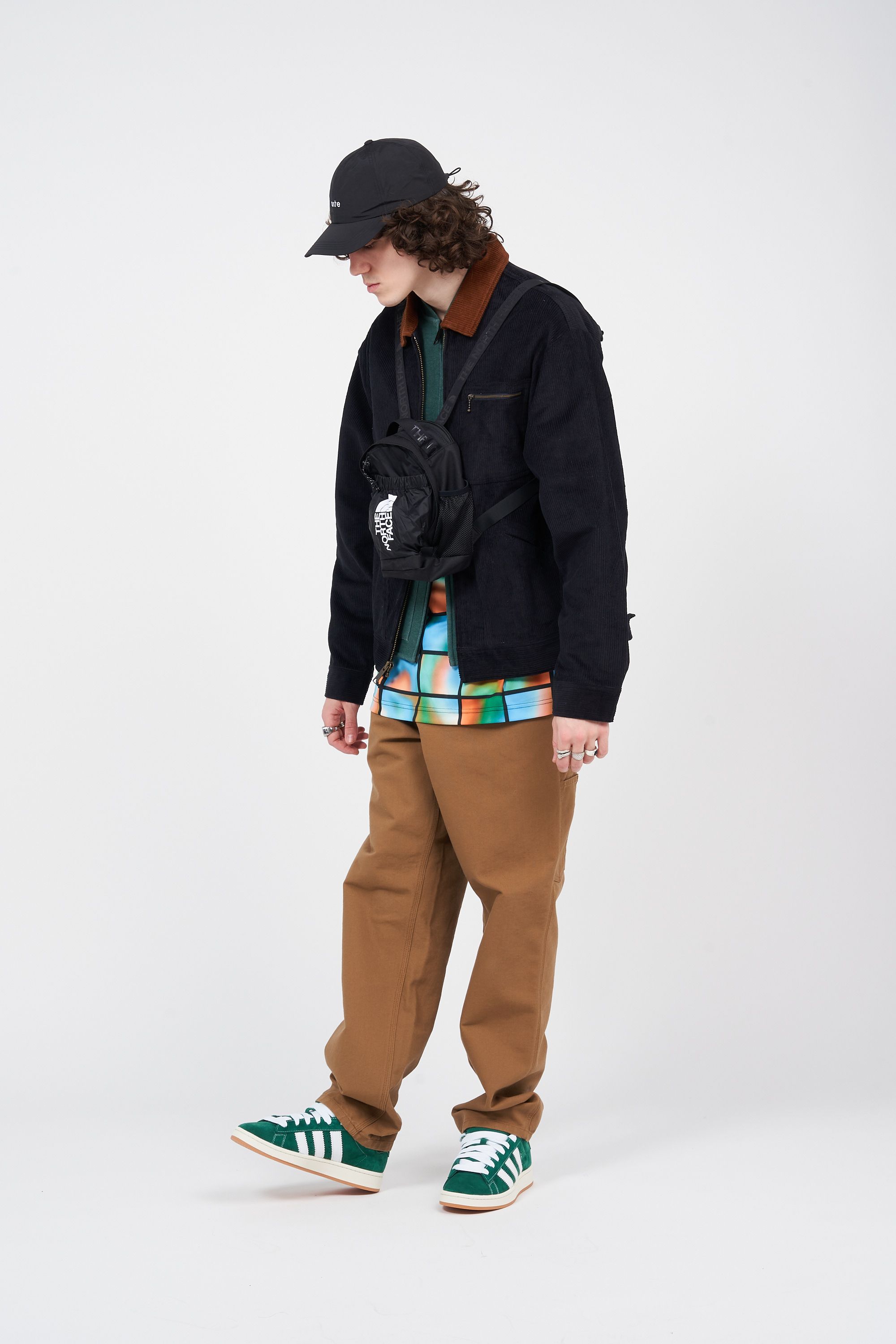 HUF veste CORDUROY TRUCKER Bleu