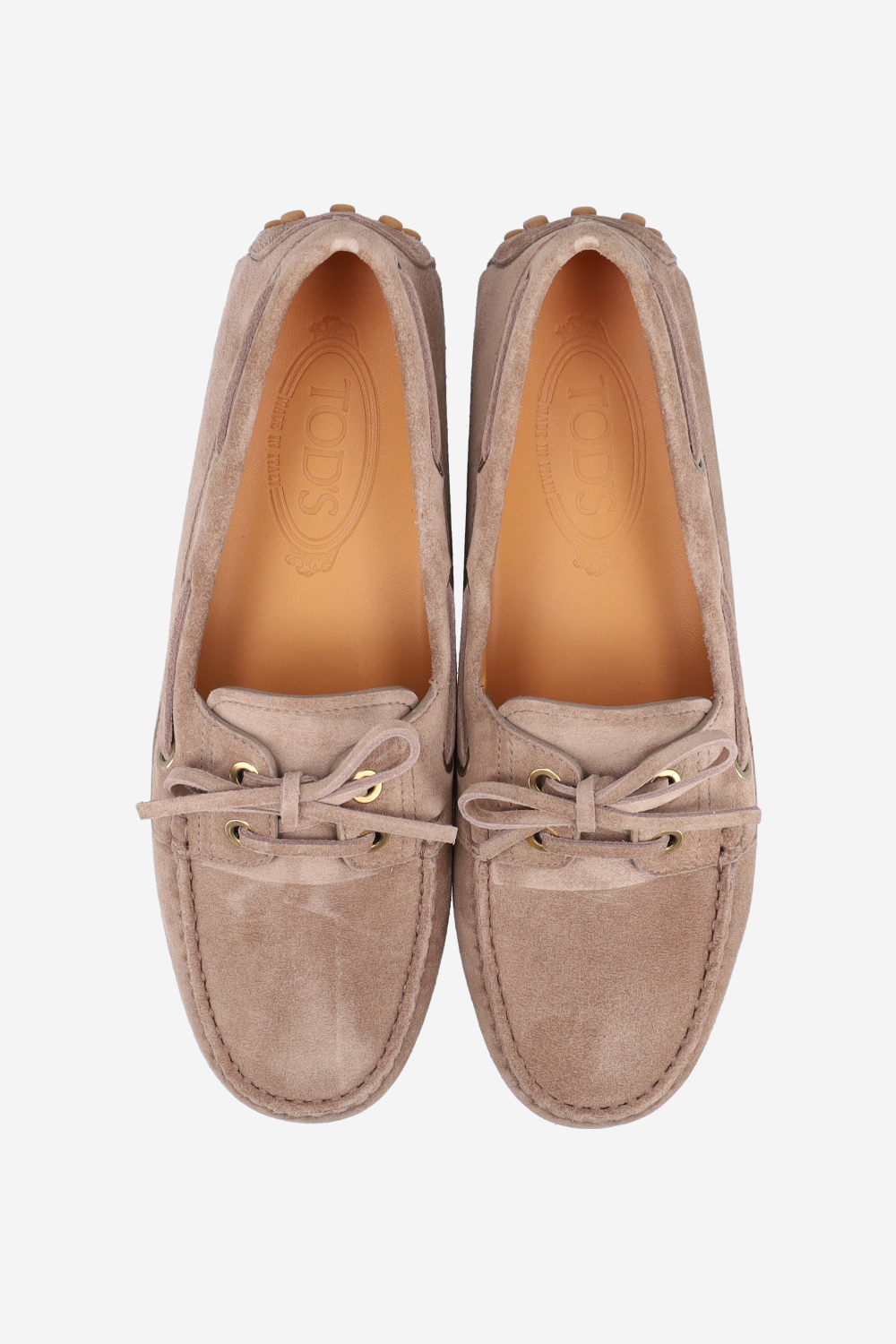 Gommino suede loafers
