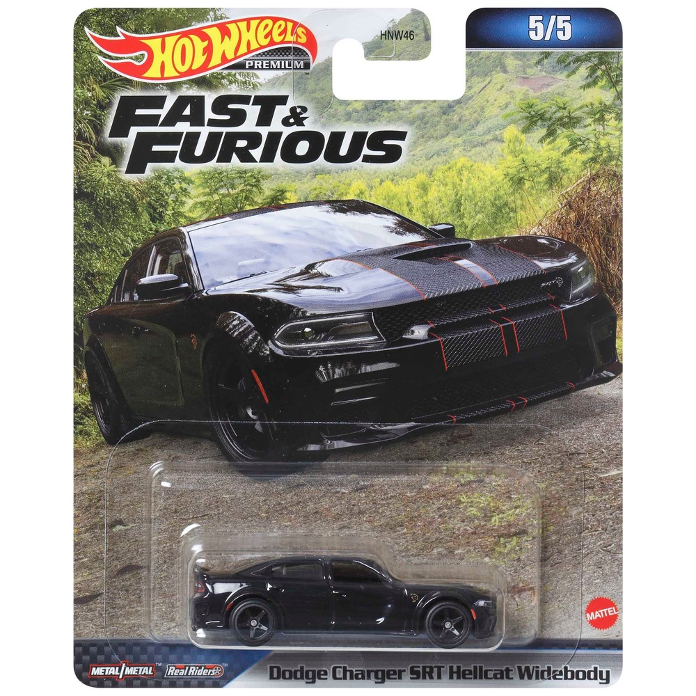 Hot Wheels Fast & Furious 1:64 Dodge Charger SRT Hellcat Widebody Diecast-Auto