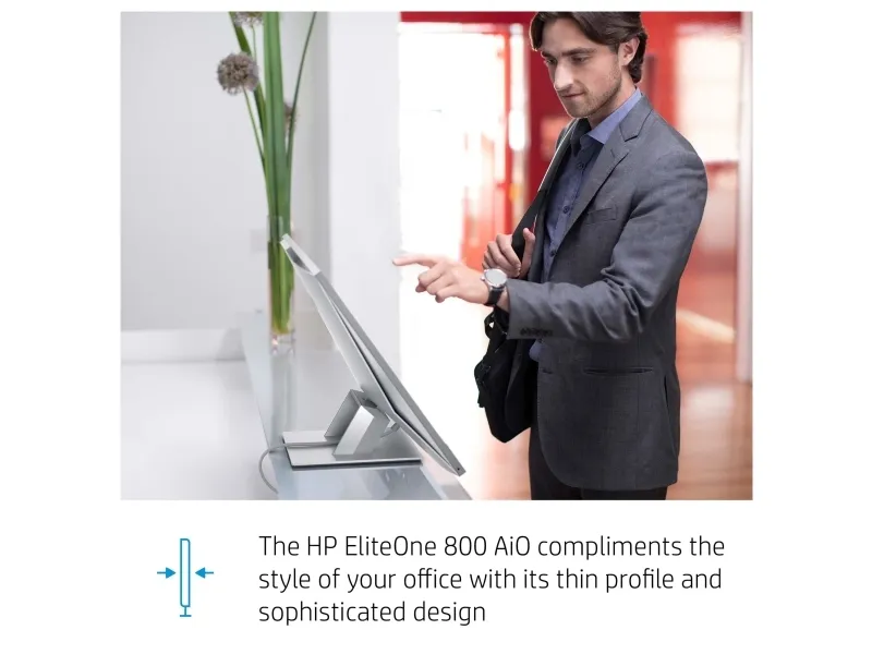 [OUTLET] - HP EliteOne 800 G6 - Alt-i-én - Intel® Core™ i7 10700 / 2.9 GHz - vPro - RAM 16 GB - SSD 512 GB - NVMe, TLC - Intel® UHD Graphics 630 - GigE - WLAN: 802.11a/b/g/n/ac/ax, Bluetooth 5.1 - Win 10 Pro 64-bit - skærm: LED 27