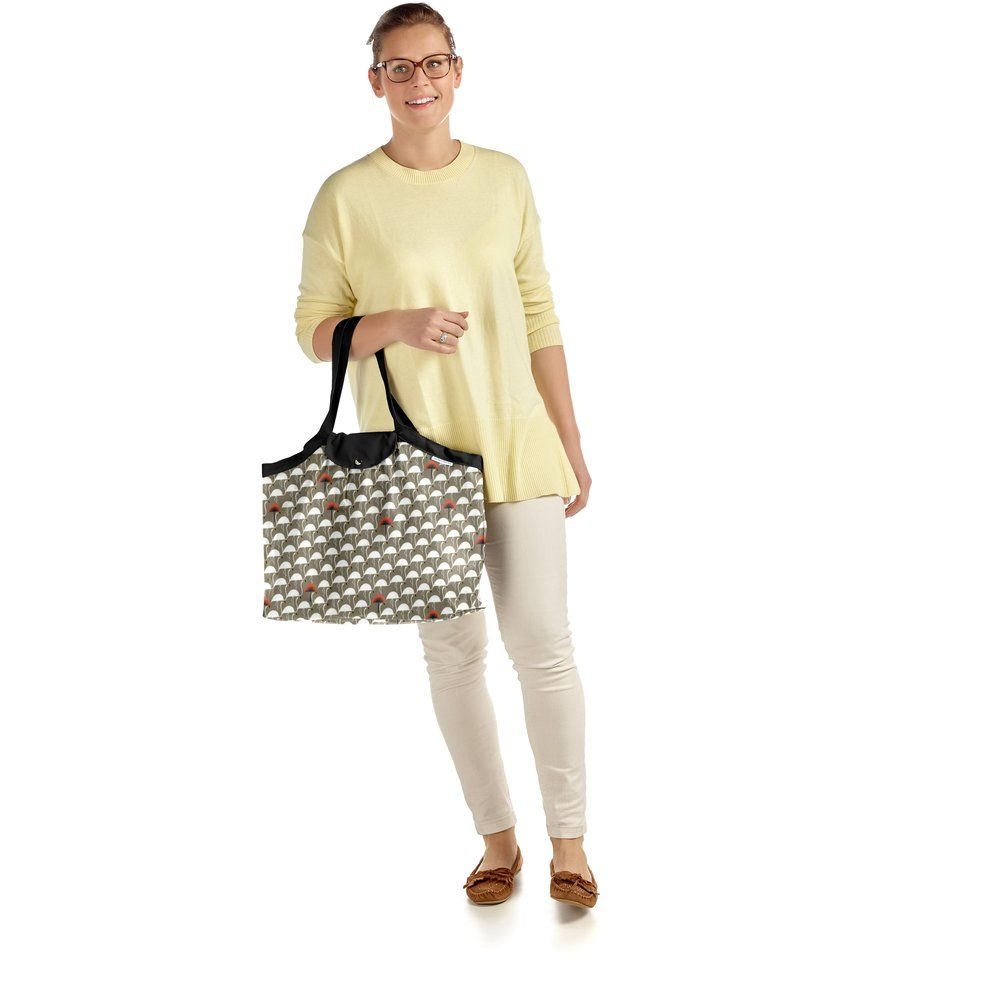 Sac Cabas Taille Moyenne Plissé Flamant