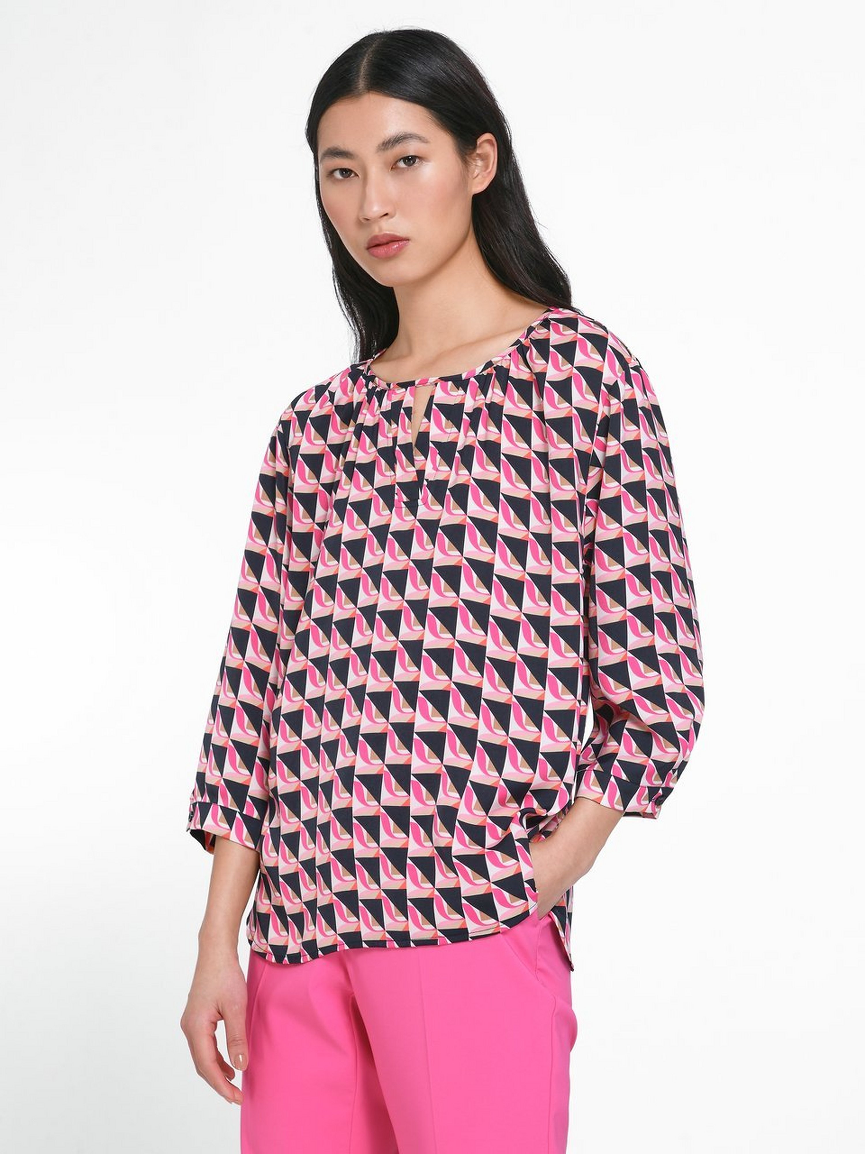 Bluse mit 3/4-Arm