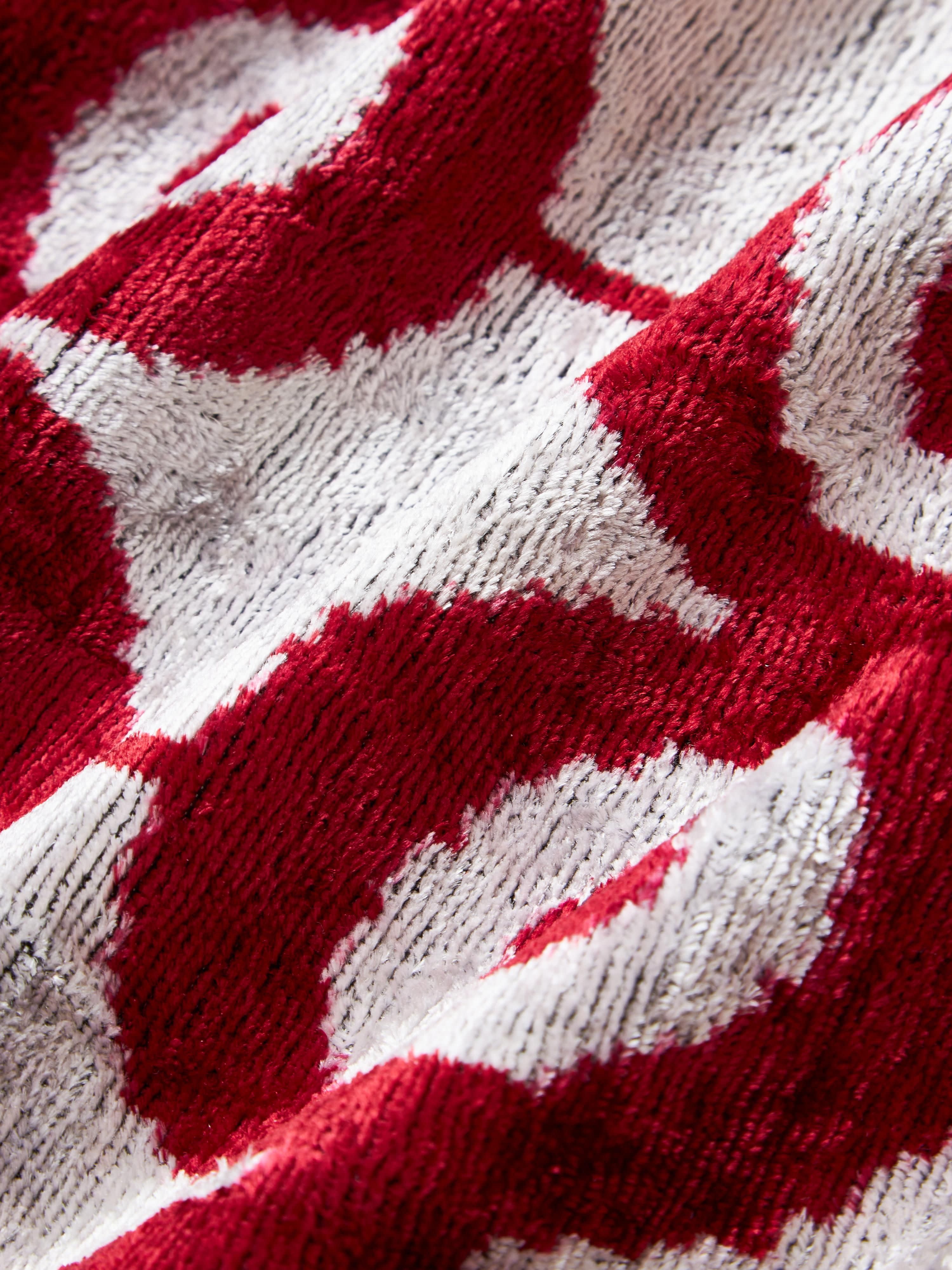Zijden fluwelen kussenhoes Velvety met abstract patroon