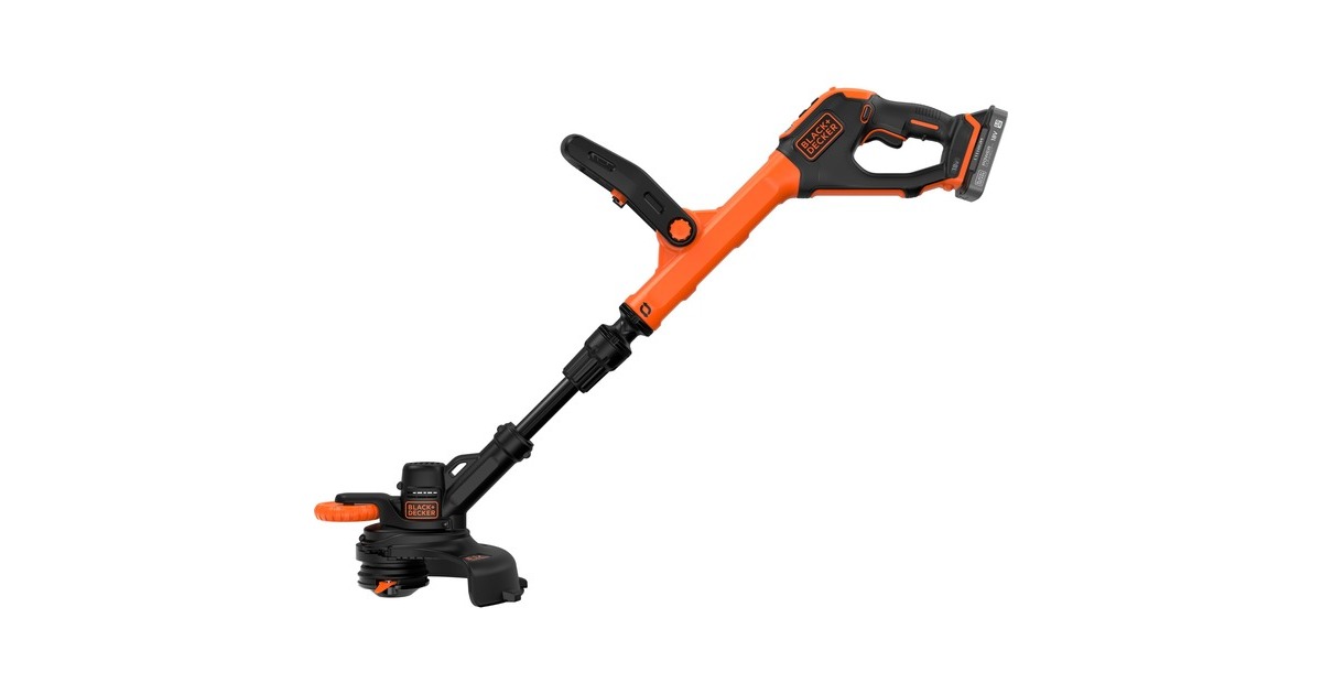 BLACK+DECKER18V AFS grastrimmer met accu  (Zwart/oranje, 28 cm accu inbegrepen)