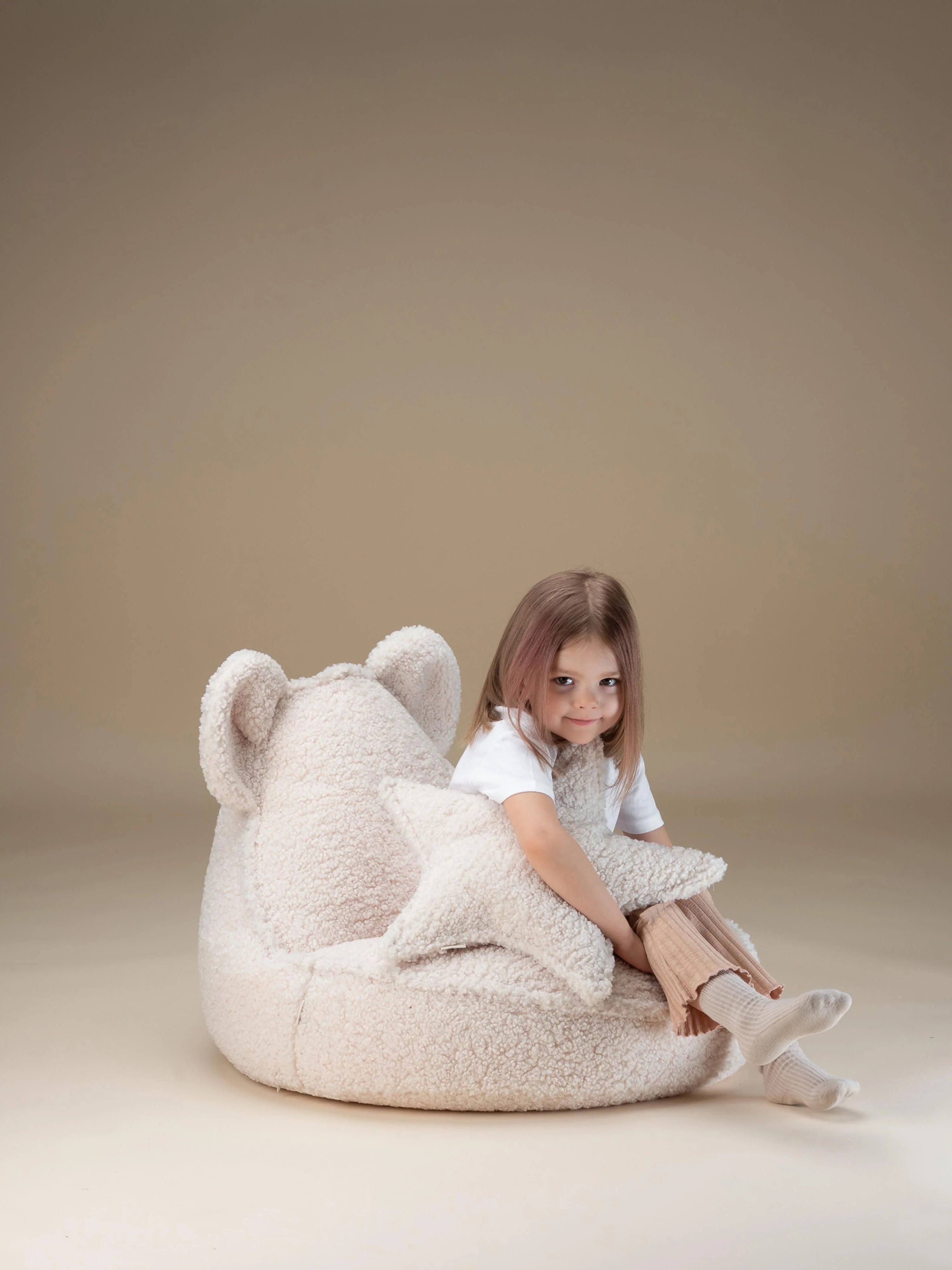 Kinderen teddy knuffelkussen Star