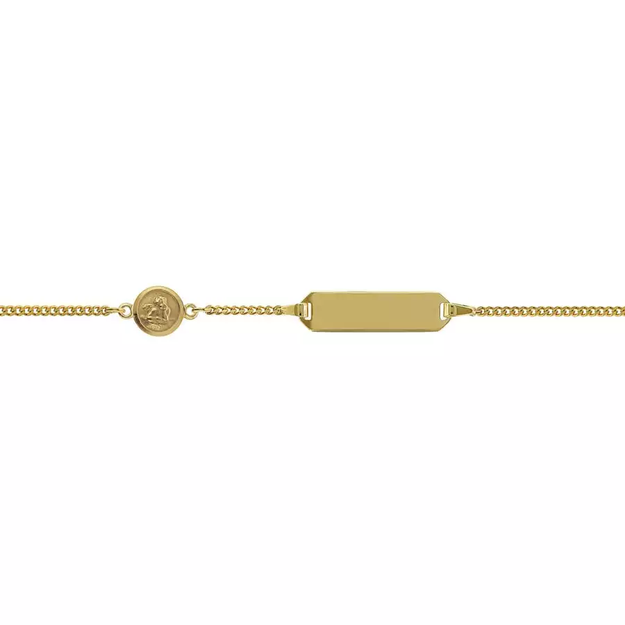 trendor Gravur-Armband für Kinder Gold 333 (8 Karat) 1412 cm gold