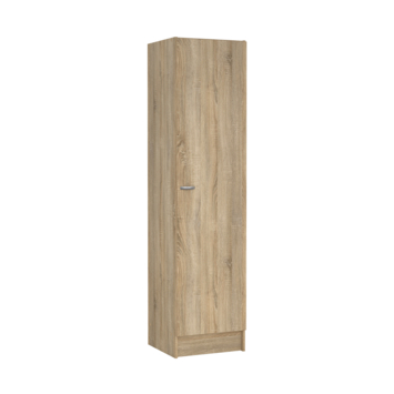 Opbergkast 1-deurs Cosmo eiken spaanplaat 200 x 49,2 x 47,1 cm