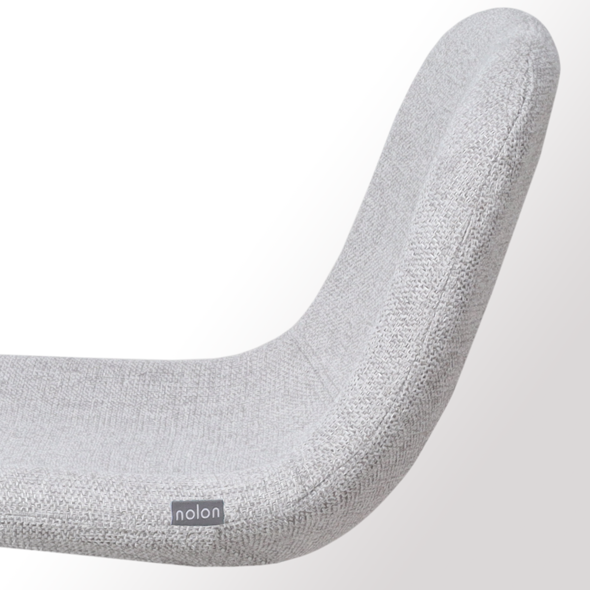 Barkruk Nino-Mats grijs - wit onderstel - 75 cm