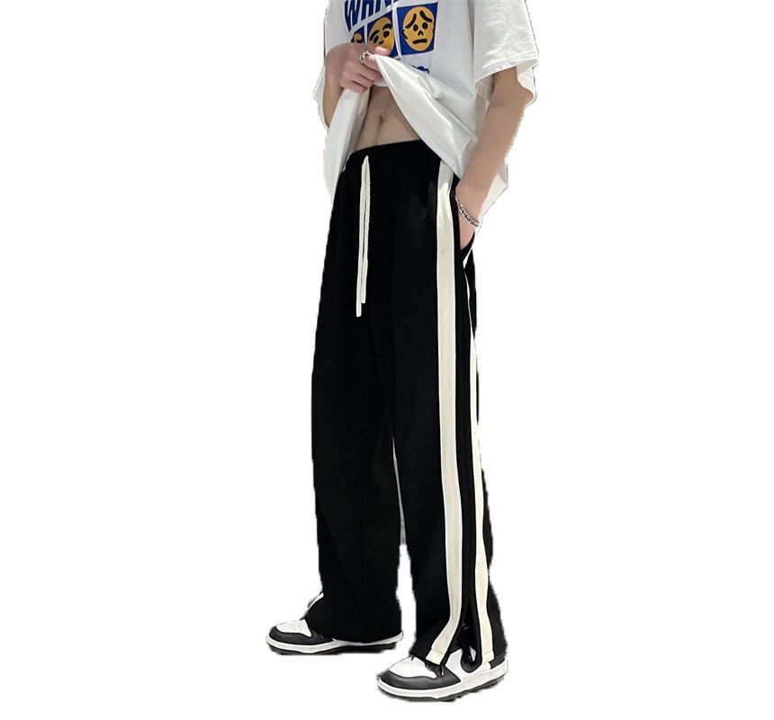 Posive - Tweekleurige rechte broek
