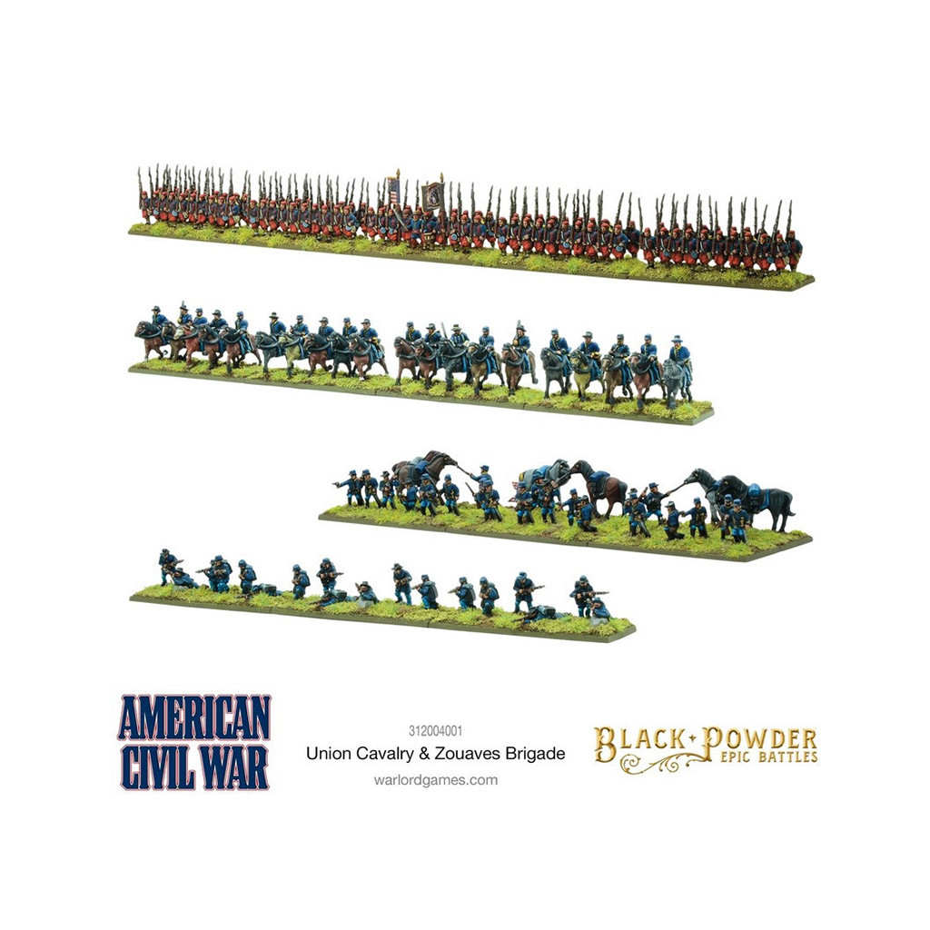 Black Powder Epic Battles : American Civil War - Union Cavalry & Zouaves Brigade
