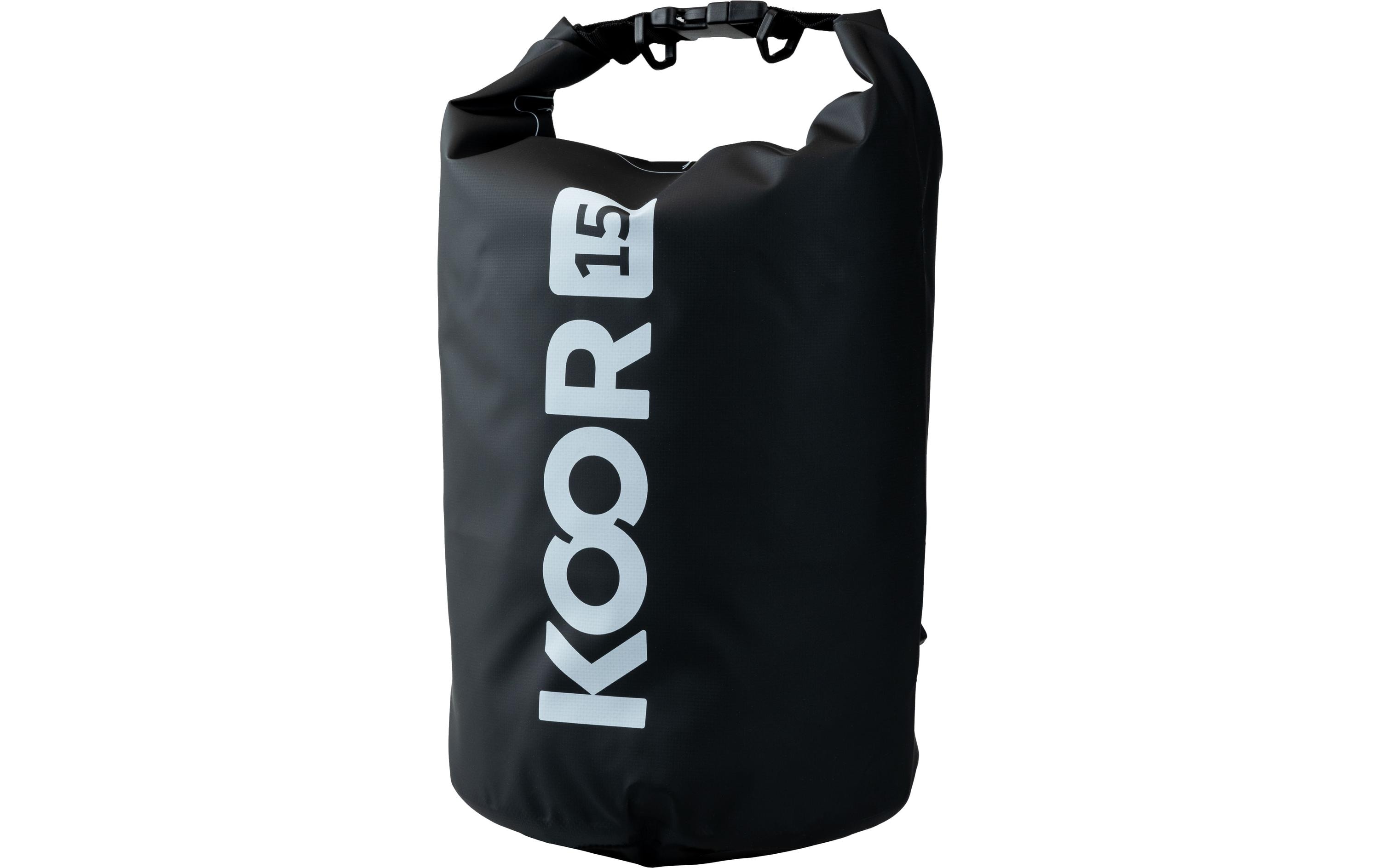 Dry Bag Zaaino Schwarz 15 lWasserdichter Schwimmsack