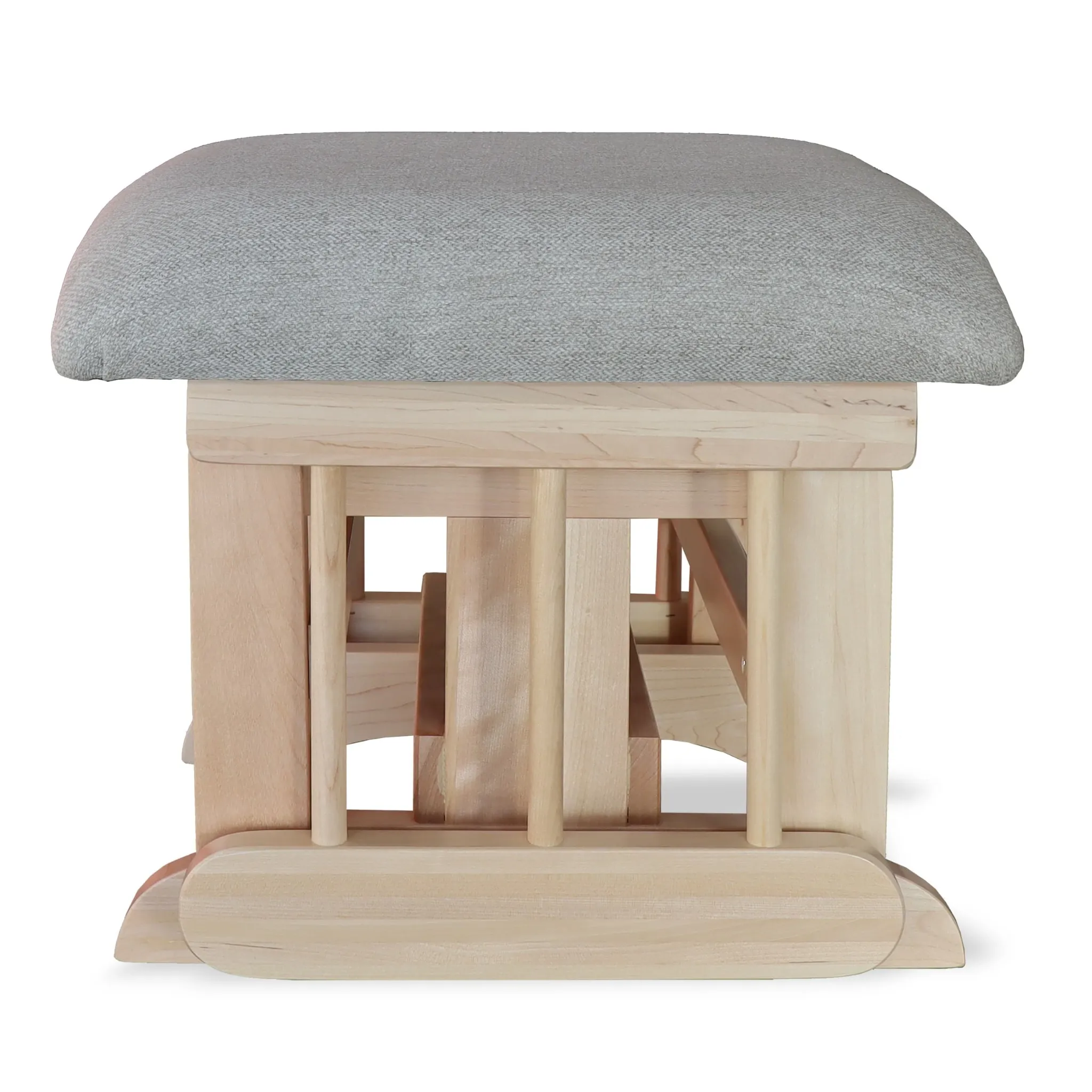 Goberce Tabouret naturel tissu LIN20