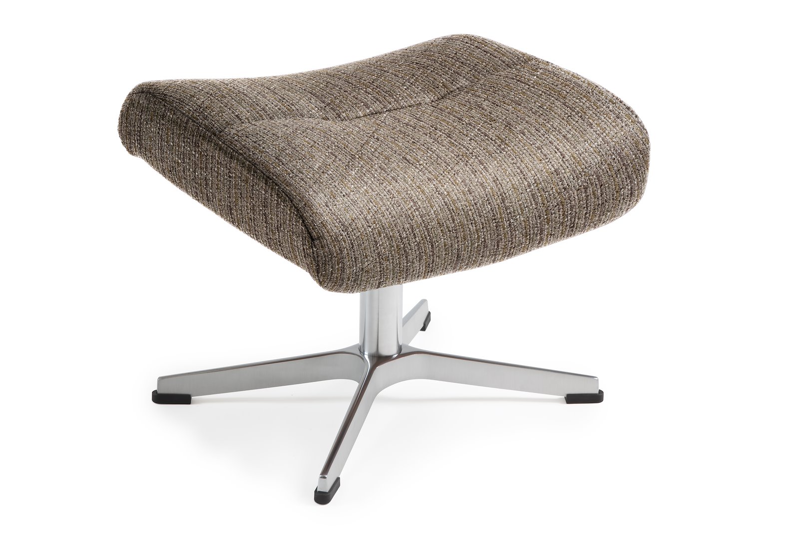 Air krakk I tekstil Montserrat 1524-02 Nature, standard svingfot alu. Skrog i helkledd