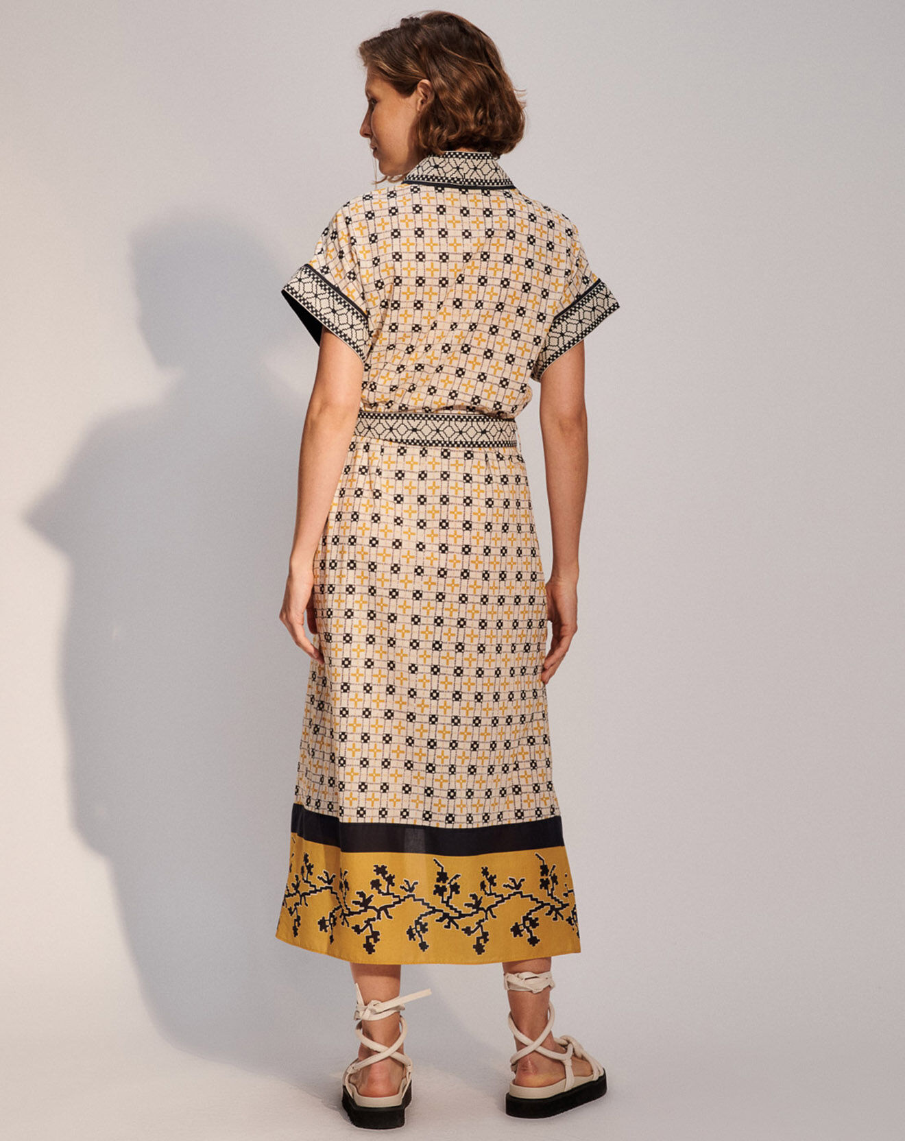 Stella Forest Robe droite Francine jaune
