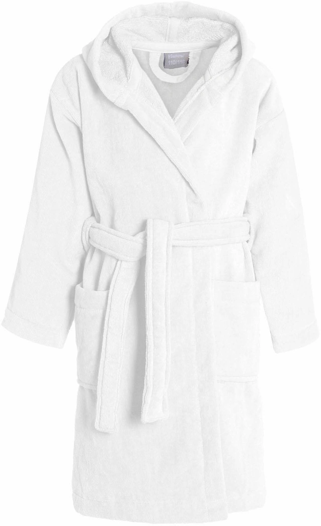 Seahorse Kinderbademantel »Seahorse Pure«, 1 Stk. Langarm, aufgesetzte Taschen