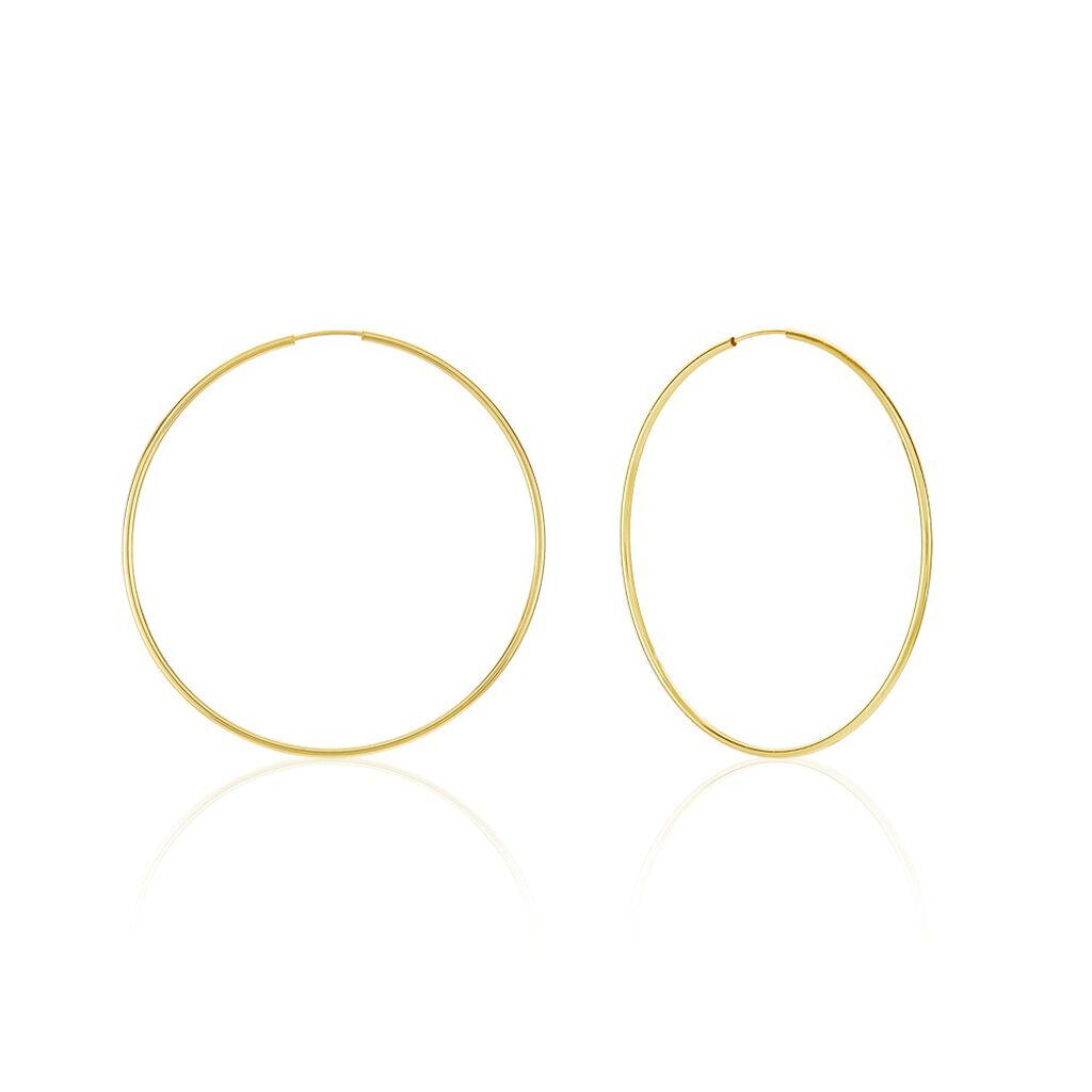 Créoles Dominae Flexible Or Jaune