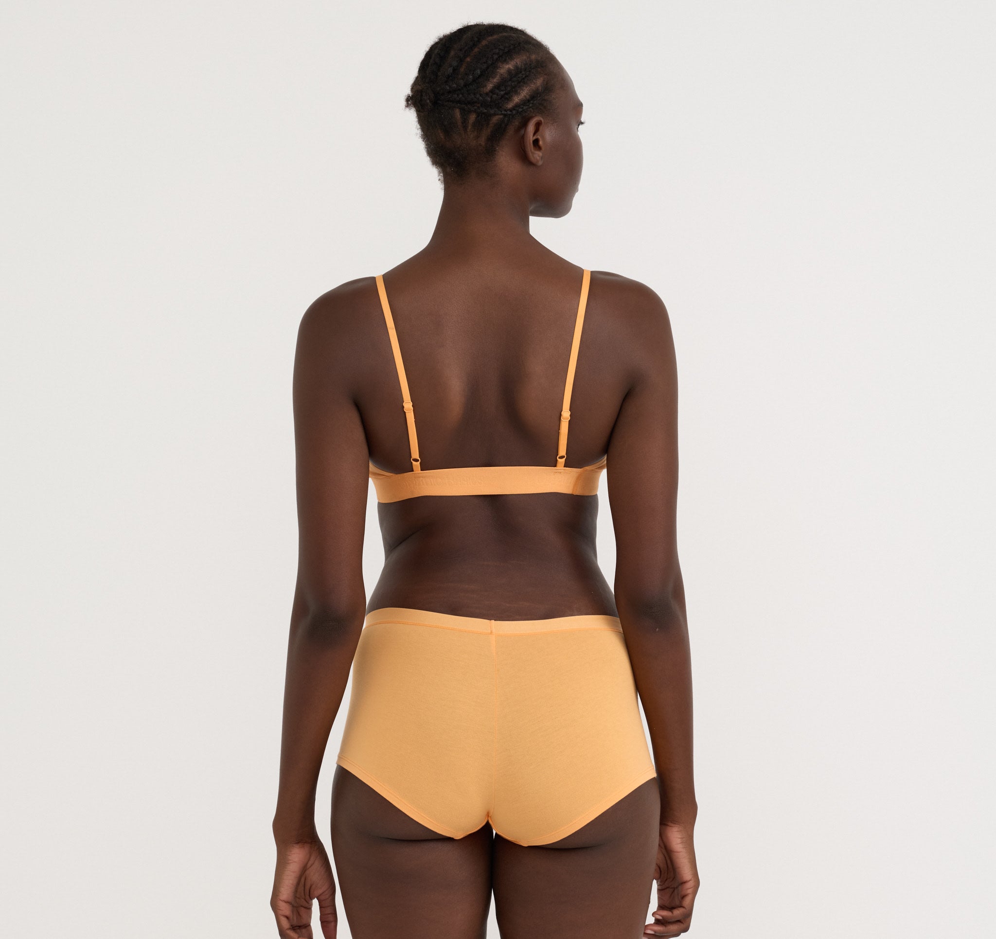 ORGANIC COTTON<br>Core Open Back Scoop Bralette
