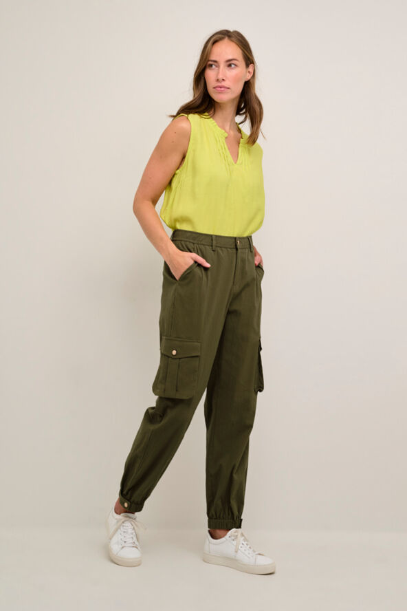 Cream CRCharlot Ankl Pant Burnt olive