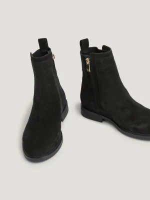 Botas de cano curto Essential Suede Flag Plade