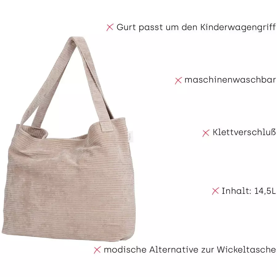 koeka Mom Bag Vik Taupe
