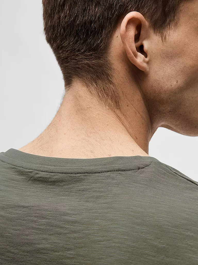 SELECTED T-Shirt SLHASPEN grün
