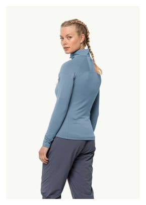 Veste Polaire Femme Jack Wolfskin Prelight Fz Bleu