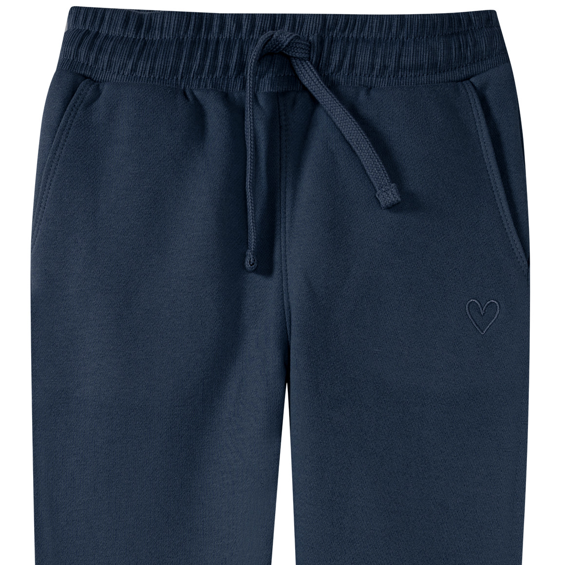 Famy Mädchen Jogginghose mit Bio-Baumwolle dunkelblau