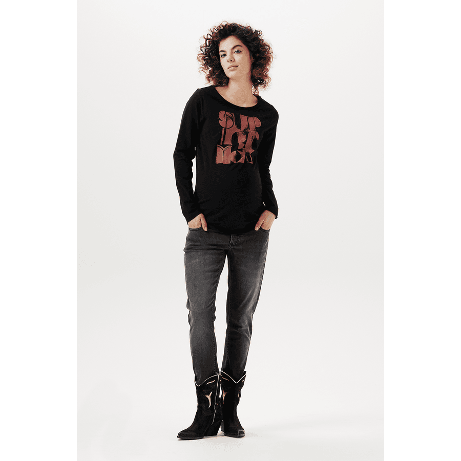 SUPERMOM Langarmshirt Cortez Black