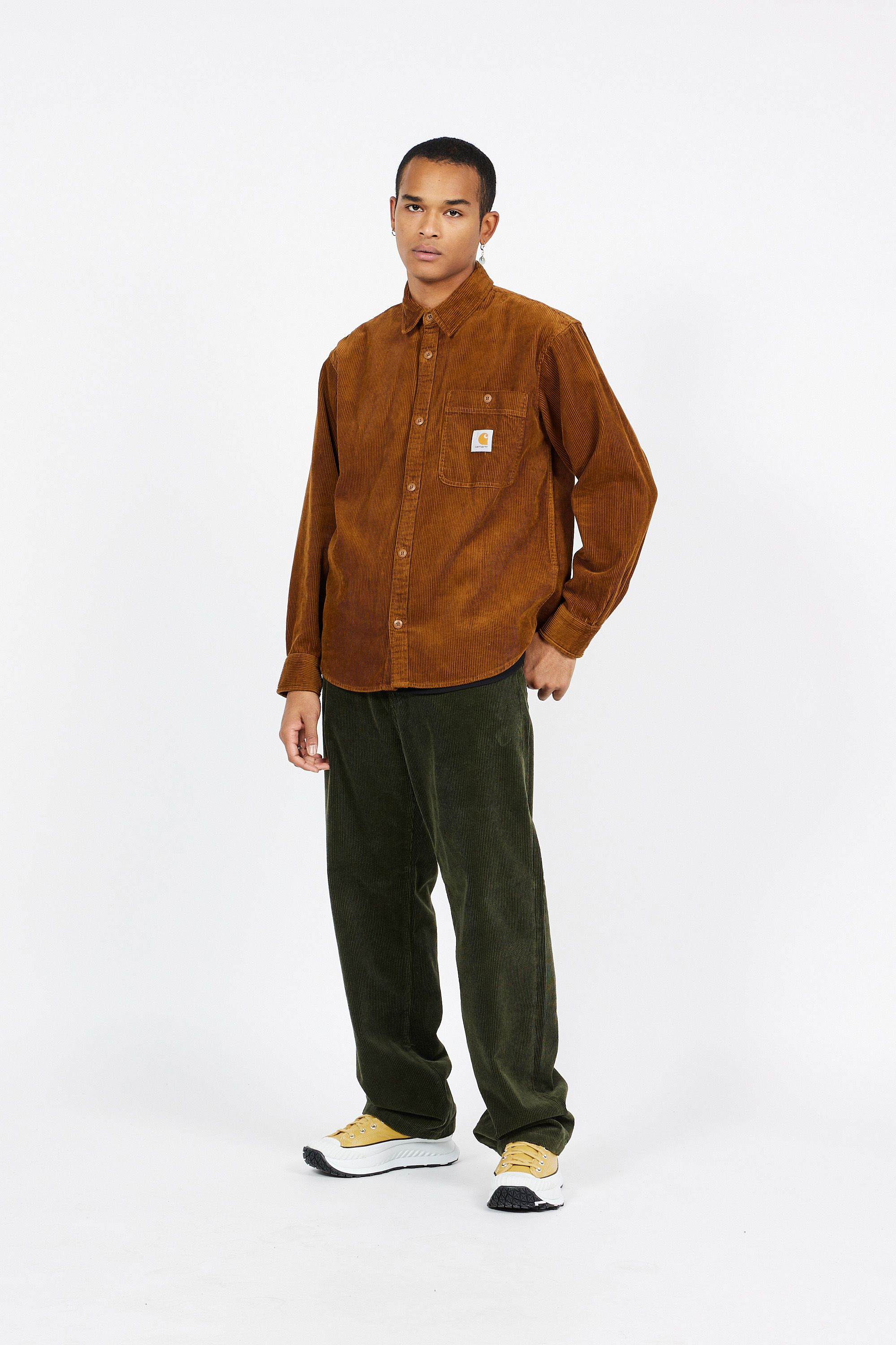 CARHARTT WIP Sur-Chemise L/S FLINT  Marron