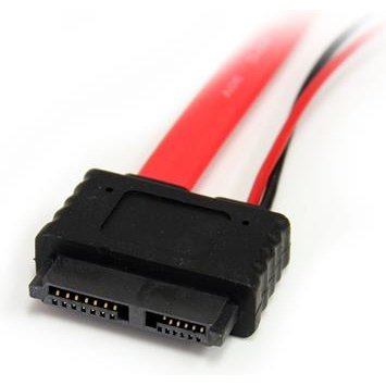 StarTech.com Câble Adaptateur Slimline SATA vers SATA avec Alimentation LP4 - 50 cm