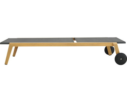 Garden Place Julie ligstoel met kussen, 79 x 199,5 x 35 cm, hout