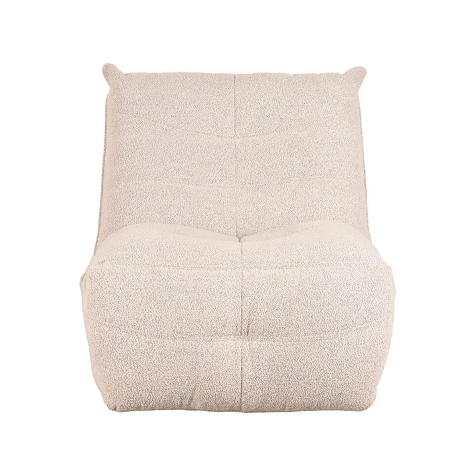 LABEL51 Fauteuil Take It Easy - Naturel - Boucle