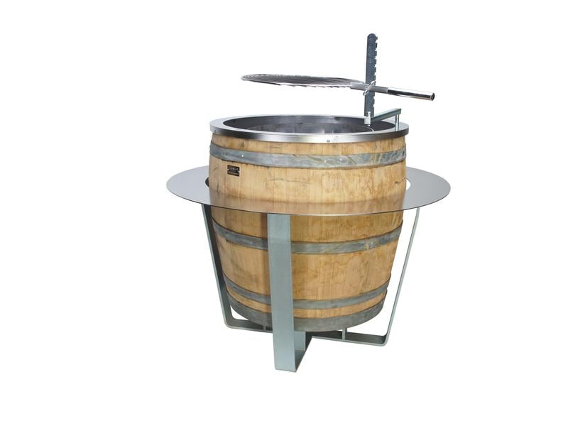 Nouvel Grill- und Feuerstelle Barrique, Ø 100 cm Grill- und Feuerstelle mit echtem italienischem Weinfass