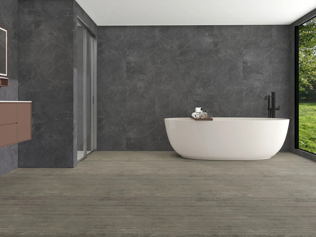 KS Vinyl wandpaneel 60x260cm cementgrijs