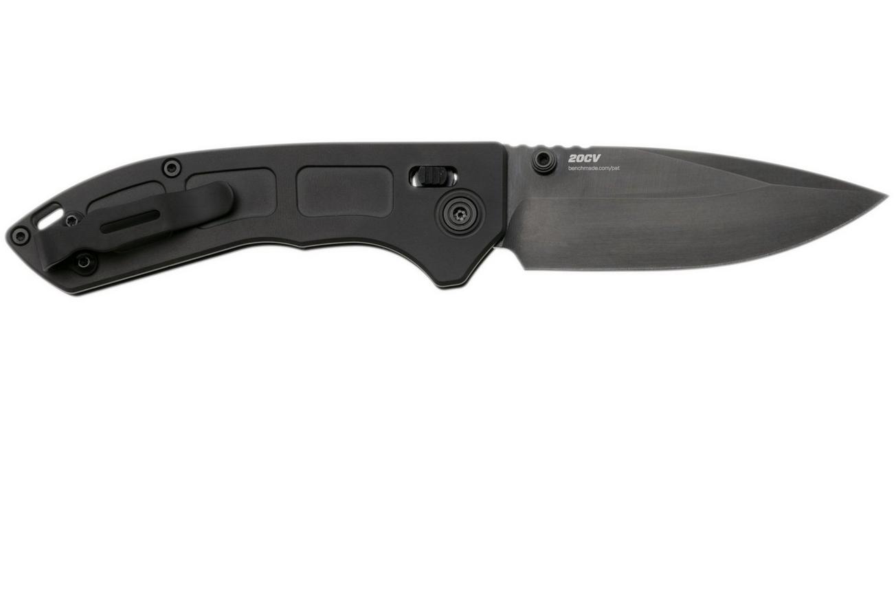 Benchmade Mini Narrows 743BK-01 Black DLC CPM-20CV, Black Titanium, zakmes