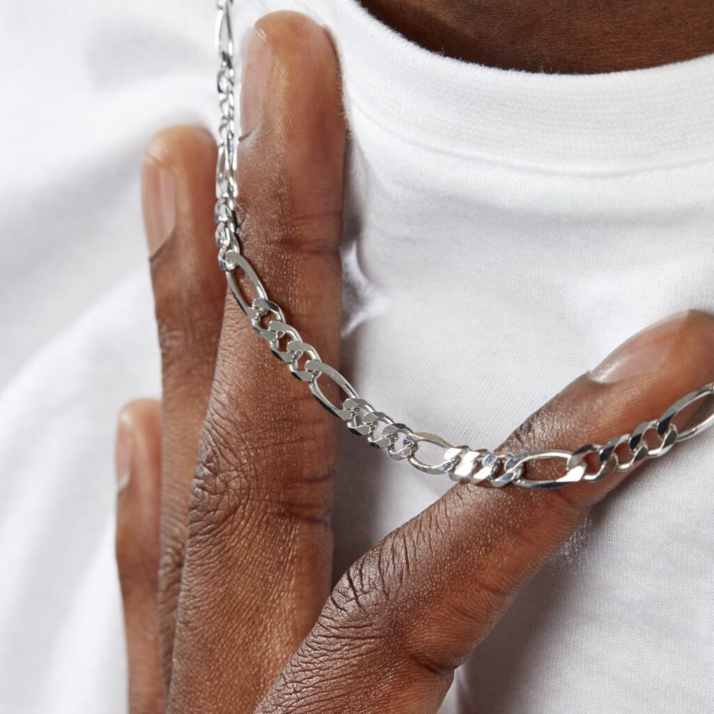 Collier Vivian Argent Blanc