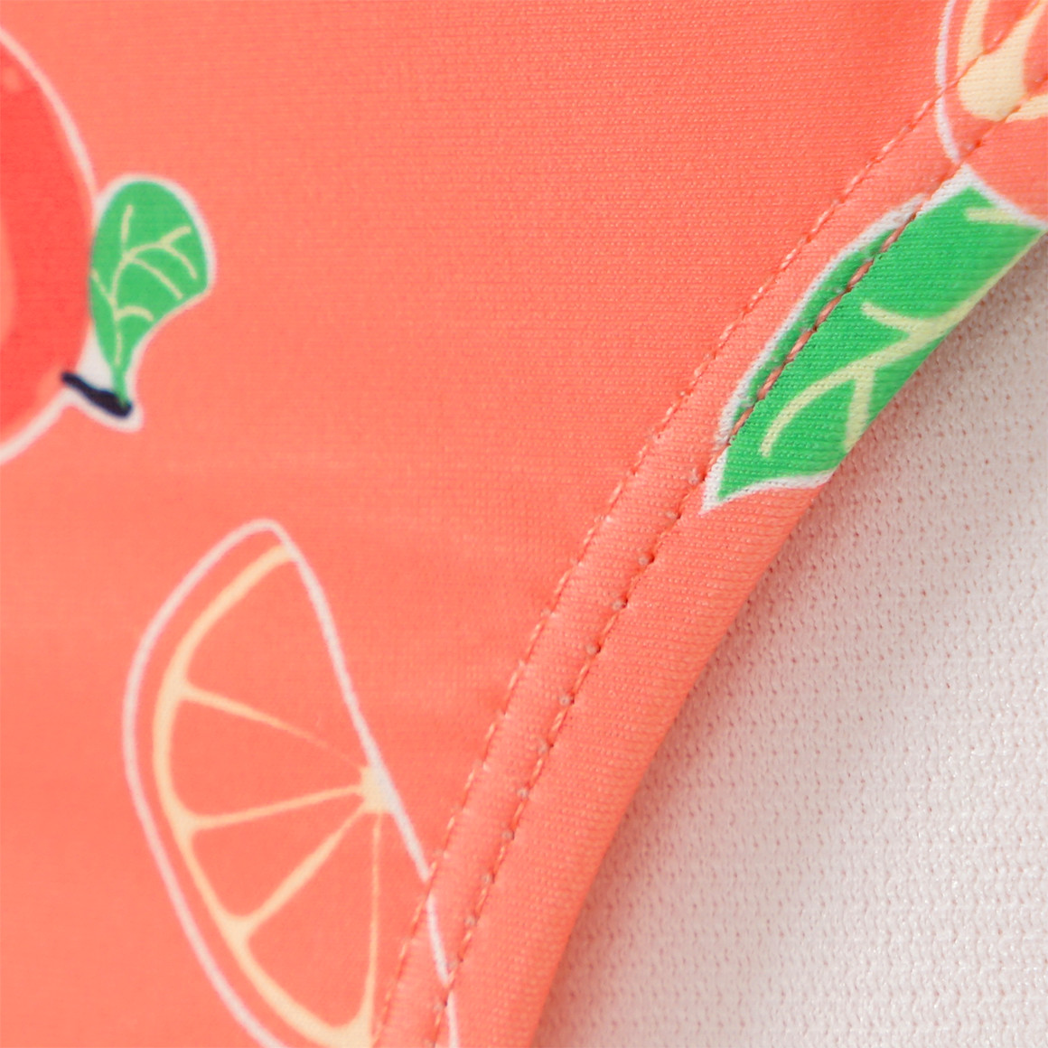 Famy Mädchen Bikini mit Allover-Print hellorange