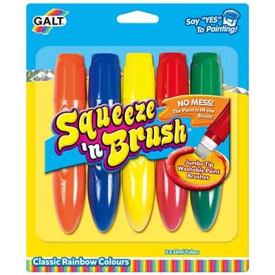 5 Classic Colours Squeeze N Brush