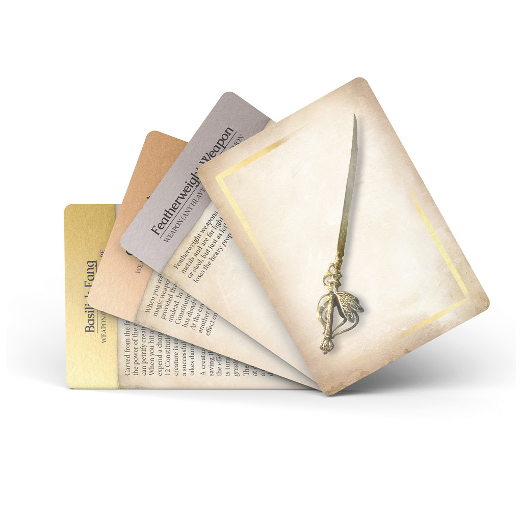 Deck de Recueil d'Objets Magiques: Armes et Armures