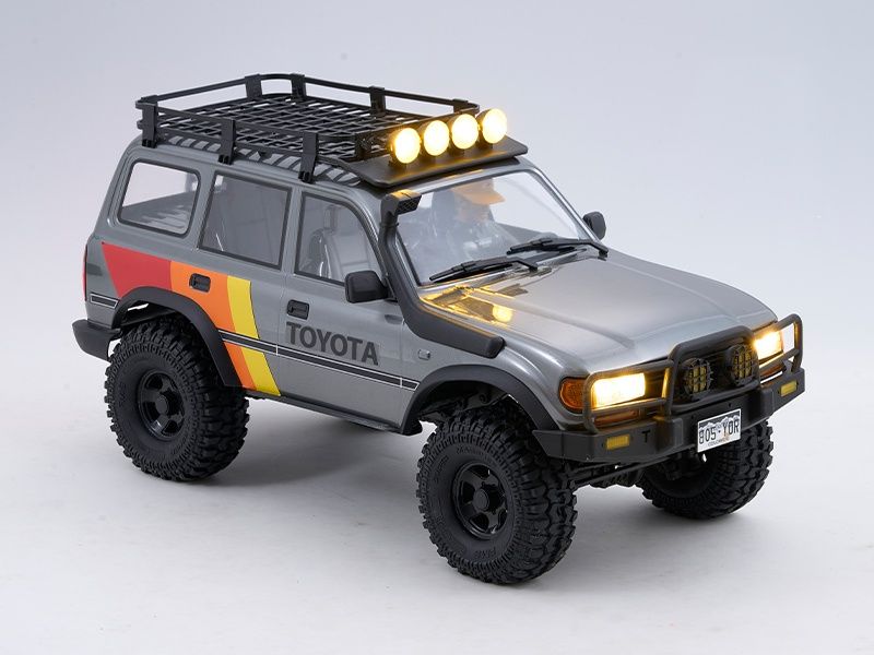 FMS Scale Crawler Toyota Land Cruiser 80 Grau 1:10, ARTR RC Crawler im Massstab 1:10