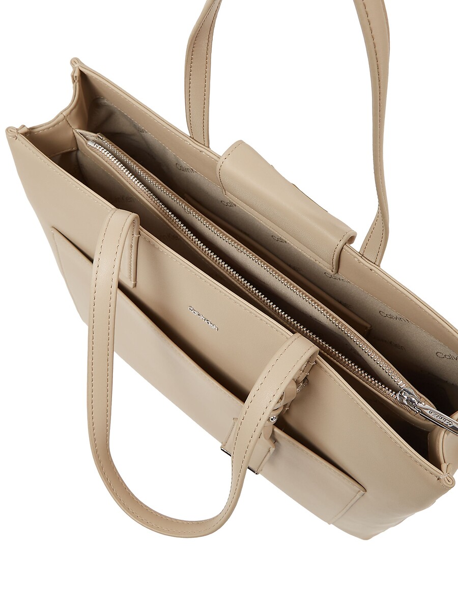 CALVIN KLEIN<br>Bolsa de ombro com alças, para ser usada no ombro