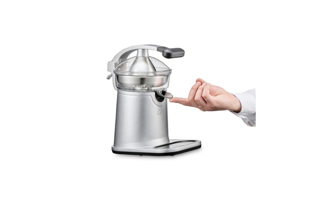 SOLIS OF SWITZERLAND Zitruspresse »Citrus Press Sta« 230 W Anti-Rutsch-Füsse, Edelstahlmesser, Saftauslauf