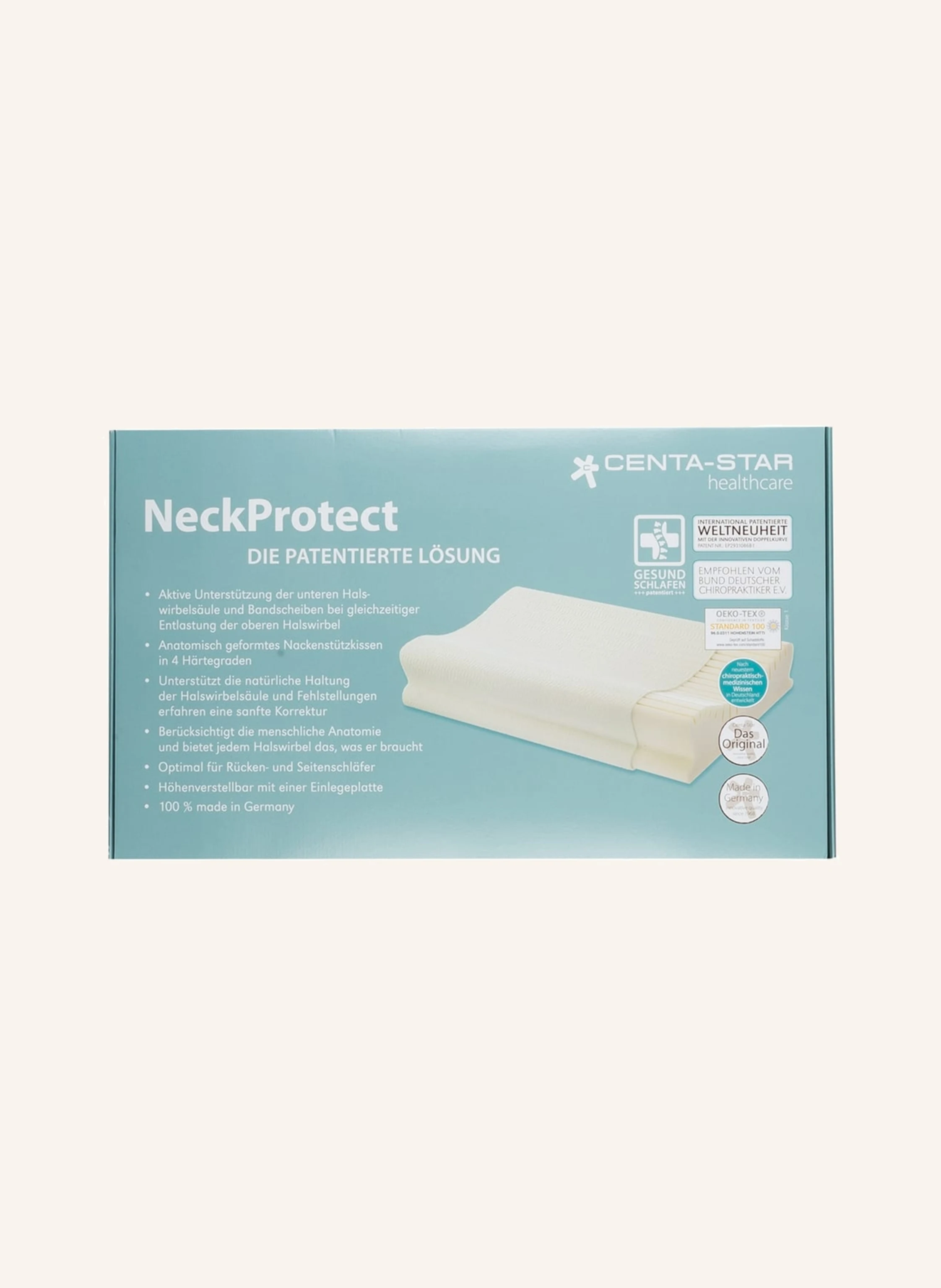 CENTA-STAR Nackenstützkissen NECKPROTECT SENSITIVE
