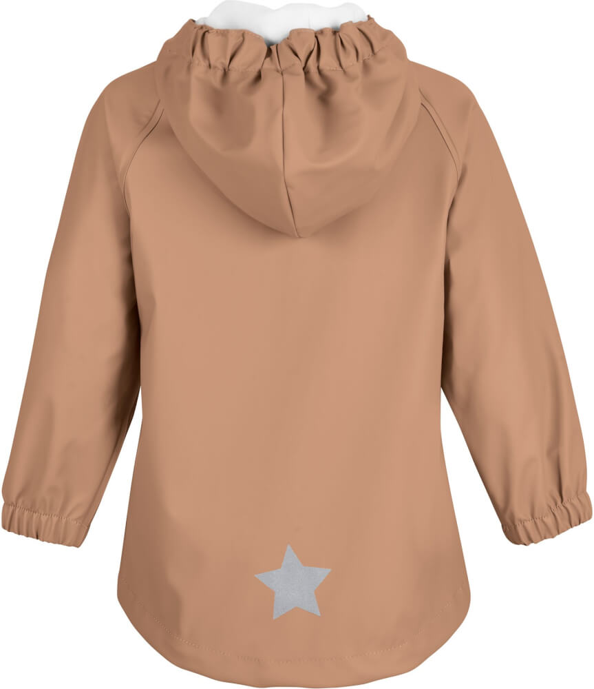 Sterntaler Regenjacke ungefüttert uni, lehmbraun, Gr. 74