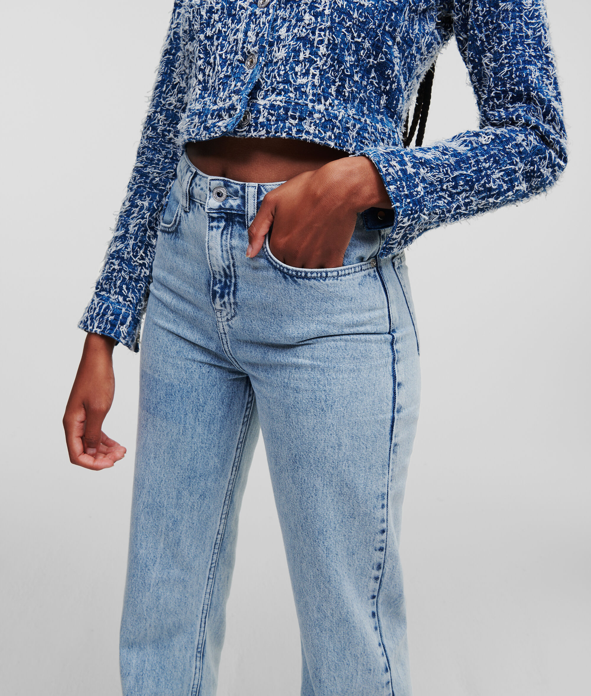 JEAN DROIT KLJ TAILLE HAUTE