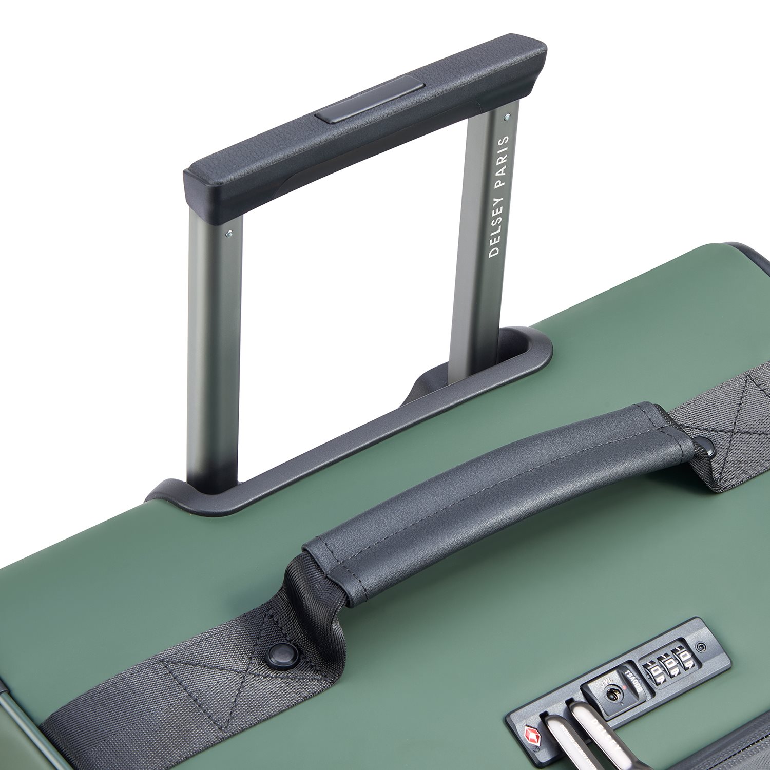 Delsey Turenne Soft Trolley M Expandable dark green